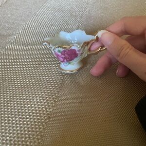 Small  flower glass cup.